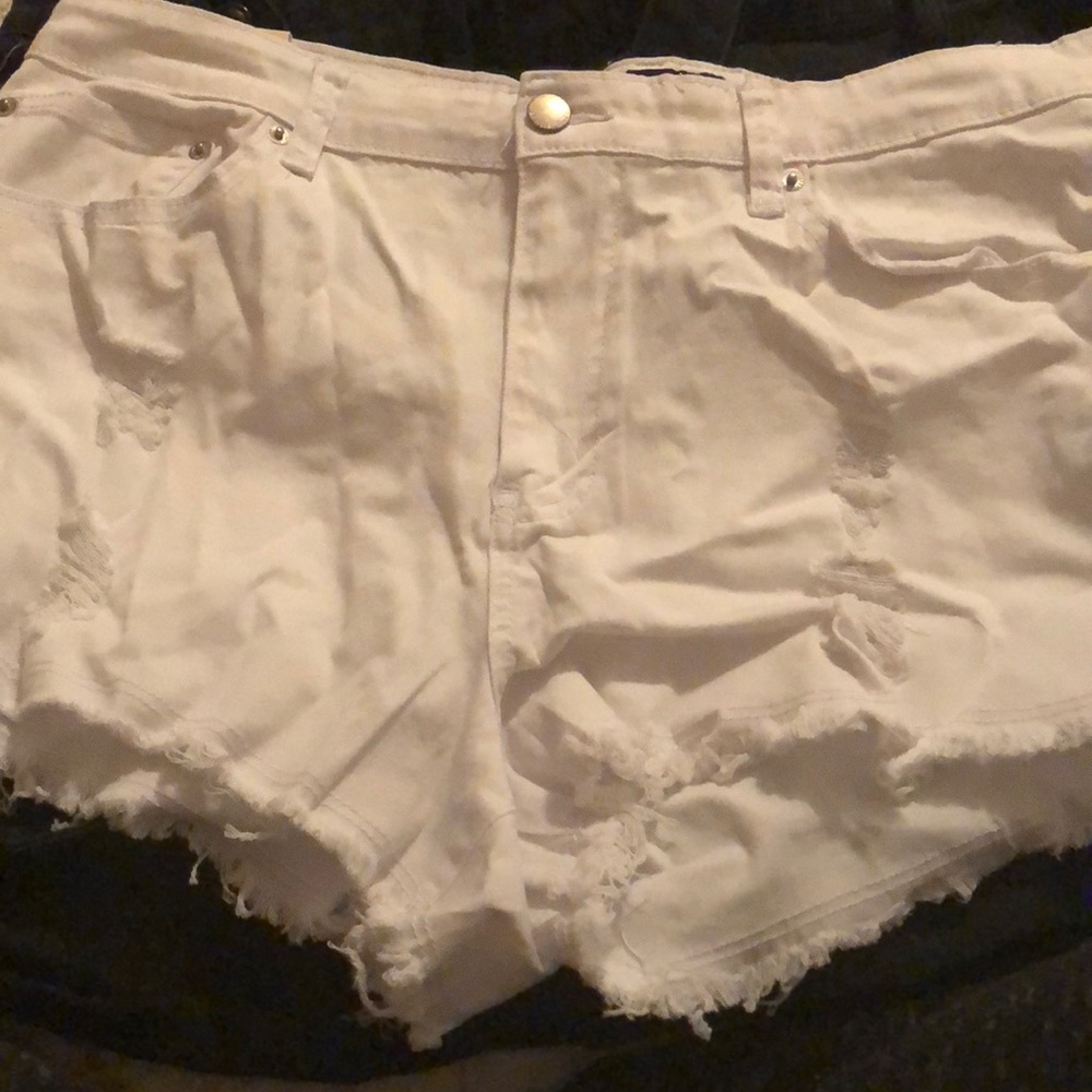 Twill Shorts High rise